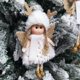 thumbnail image 1 of Christmas Angel Ornaments - Cute Doll Christmas Tree Ornaments Decor - Hat & Cloth for Girls Birthday Party Decorations - Reindeer Angel（White）, 1 of 5