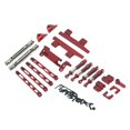 thumbnail image 4 of Almencla RC Car Upgrade Spare Kits RC Upgrade RC Car Pull Rod Replace Sturdy Metal RC Accessories for 1/12 MN82 LC79 RC Crawler RC Car red, 4 of 8
