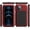Red, variant on For iPhone 12 Case,Full Body Protective Cover Heavy Duty Shockproof Tough Armour Aluminum Alloy Metal Case with Silicone Built-in Screen Protector for Apple iPhone 12 Pro 6.1 Inch