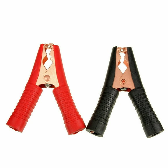 2pcs Car Alligator Clips Crocodile Clip Battery Test Clamps 100A Red Black