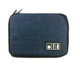 thumbnail image 1 of Luxtude Electronics Organizer, Travel Cable Organizer bag, Portable Cord Storage&Cable bag, Compact Tech Bag & Charger Case, Travel Essentials for Electronics Accessories/USB/SD/Charger, Navy, 1 of 9