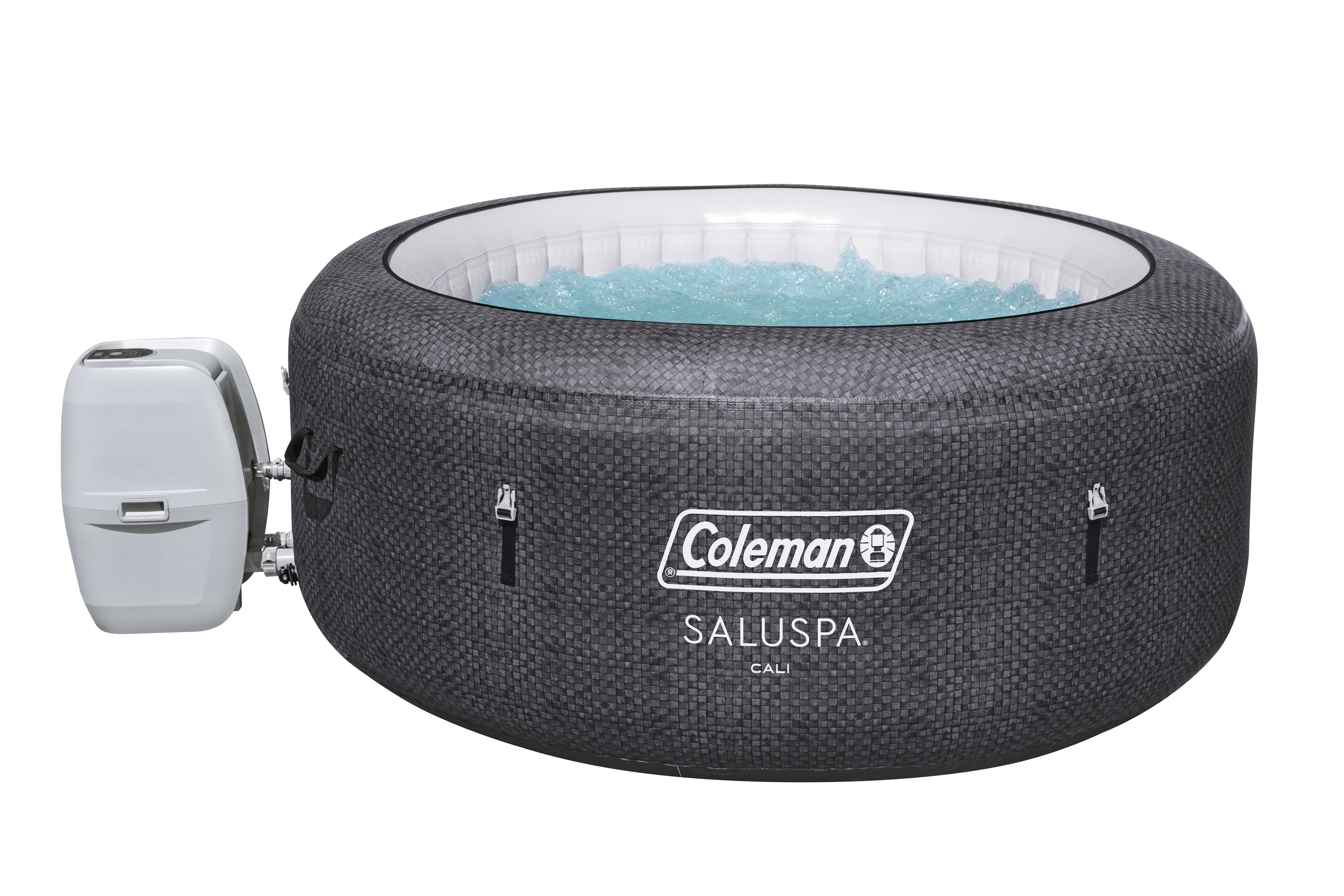 Coleman Cali AirJet 2-4 Person Inflatable Hot Tub Spa with EnergySense Liner