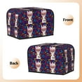 thumbnail image 3 of Sikiie Llama Alpaca Toaster Covers 2 Slice Dustproof Toaster Cover Bread Machine Cover, Dustproof Cover - 11.4" x 7.5" x 7.9", 3 of 7