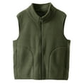 thumbnail image 6 of Kogui Vest for Kids Toddler Baby Boys Girls Vest Lightweight Fall Winter Warm Sleeveless Fleece Zipper Up Jacket with Pockets 3T 4T (AG,3-4 Years), 6 of 6