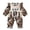 Black, variant on mgoYE Newborn Baby Girl Hunting Outfit Camo Ruffle Long Sleeve Romper Jumpsuit Smocked Bubble One Piece Clothes(Black,12-18 Months)