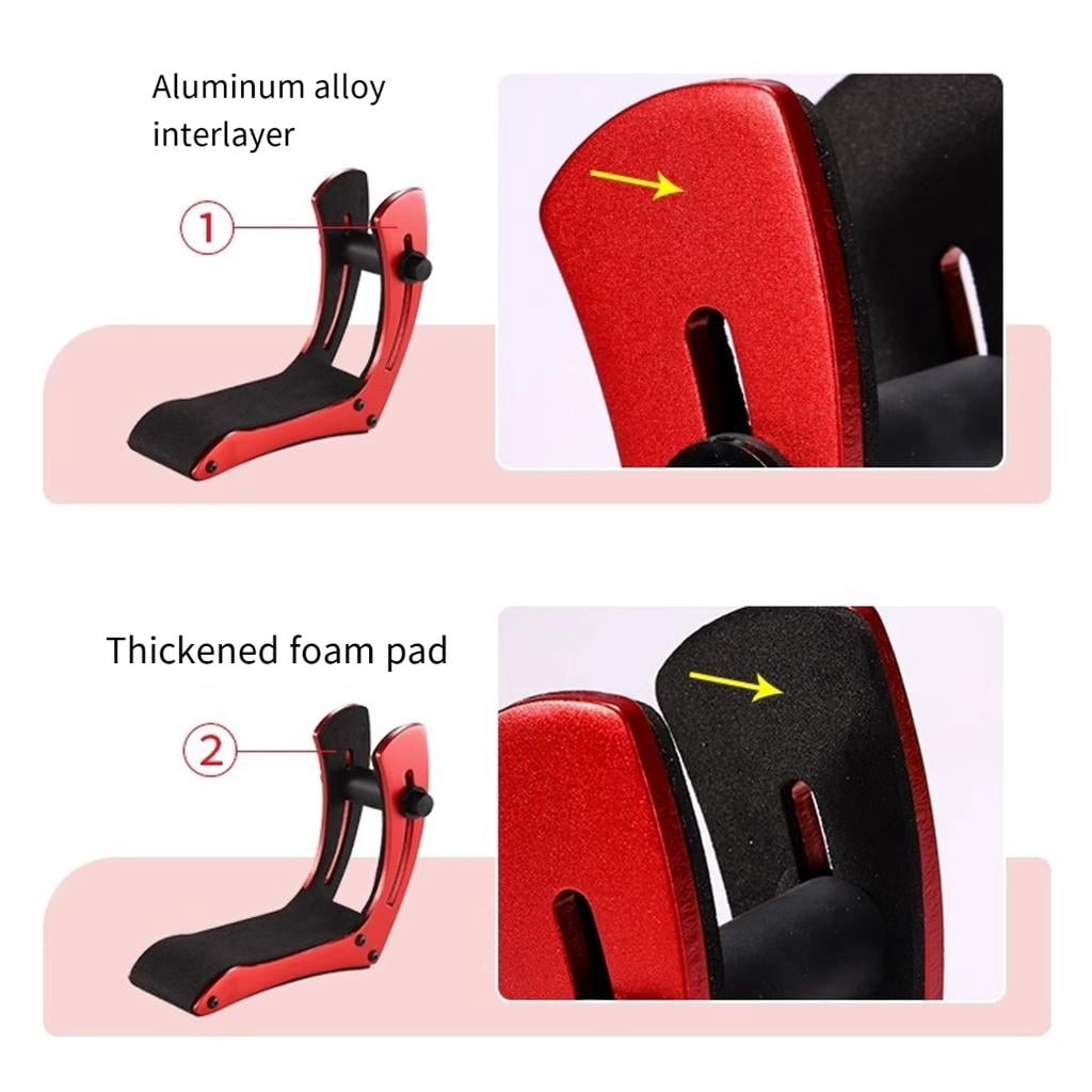 Yihuala Professional Electric Guitar Lap Aluminum Alloy Guitar Legs Holder with Soft Padding For Instrument Protections