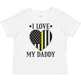 thumbnail image 3 of Inktastic Dispatcher Daddy Gold Line Emergency Boys or Girls Toddler T-Shirt, 3 of 5
