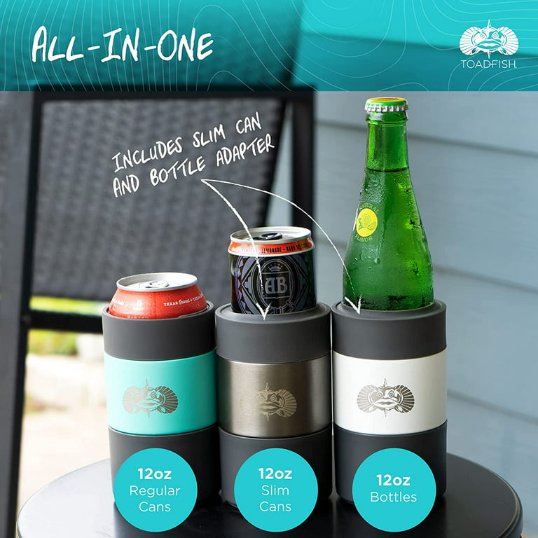 Non-Tipping Can Cooler - Black