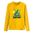 thumbnail image 4 of FAIWAD St. Patrick's Day Tops for Womens Long Sleeve Round Neck Printed Casual Plus Size Tunic Tops, 4 of 4