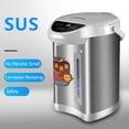 thumbnail image 6 of Hot Water Dispenser 5.8L, Stainless Steel Water Boiler and Warmer, Countertop Water Heater with 3-Way Dispense, Auto Keep Warm Electric Hot Water Pot for Tea, Coffee and Baby Formula, Silver, 6 of 12