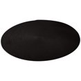 thumbnail image 2 of Colonial Mills Rug WL05R048X048 Bristol - Black 4 ft. round Braided Rug, 2 of 2
