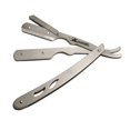 thumbnail image 3 of Classic Samurai Stainless Steel Folding Straight Shaving Razor, Shavette with 100 Shark Single Edge Razor Blades, 3 of 5