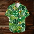 thumbnail image 4 of Mgmyaa Men's Summer Hawaiian Shirt Short Sleeve Casual Button Down Shirts Tropical Print Beach Vacation Tops, 4 of 9