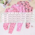 thumbnail image 5 of WXFAZCVU Baby Girl Clothes 3 Pack Fall Outfits Cute Print Long Sleeve and Pants Going Out Size 4-5 Years, 5 of 5
