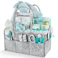 thumbnail image 1 of Baby Diaper Caddy Organizer Portable Holder Bag, Nursery Essentials Storage Bins, 1 of 5