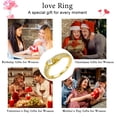 thumbnail image 7 of APSVO 18K Gold Plated Love Heart Rings for Women Stackable CZ Non Tarnish Thumb Eternity Promise Wedding Band Engagement Rings Birthday Mothers Day Jewelry Gifts Her Mom Girlfriend Wife Teen Ideas, 7 of 7