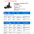 thumbnail image 2 of MAP Sensor - Compatible with 2011 - 2017 BMW X3 2012 2013 2014 2015 2016, 2 of 2