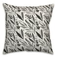 thumbnail image 2 of Creative Products Black Farmhouse Flowers 18x18 Indoor / Outdoor Pillow, 2 of 3