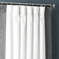 thumbnail image 3 of Fresh Popcorn and Millstone Grey Vertical Colorblock Panama Curtain (1 Panel), Fresh Popcorn and Millstone Grey, 50W X 108L, 3 of 6