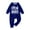 Blue1, variant on KHONTS Christmas Blue Family Sets of Matching Pajamas 2 Piece Festive Sleepwear With Letter Printed for Parents and Kids Men XL