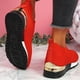 thumbnail image 4 of Sandalias de tela elástica de gran tamaño para mujer, zapatos deportivos casuales cómodos de verano Wmkox8yii  shalkjhdk12, 4 of 5