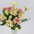 thumbnail image 4 of Flores artificiales de crisantemo, ramo , decoración para hogar para fiestas Amarillo, 4 of 9