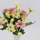 thumbnail image 4 of Ramo de Plantas de Crisantemo Artificiales Que Cuelgan de Flores de Plástico para de Amarillo, 4 of 9