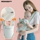 thumbnail image 2 of Portabebés de 0 a 36M, mochila portátil Simple para recién nacidos, envoltura de canguro multifunción, artículos para niños y niñas recién nacidos, 2 of 4