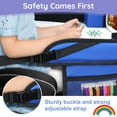 thumbnail image 4 of Kids Travel Tray, Play Tray For Kids Car Seat, Toddler Road Trip Essentials, Drawing Lap Tray With Storage Space for Airplane, Multifunctional Activity Tray Road Trip Must Haves For Kids (Blue), 4 of 10