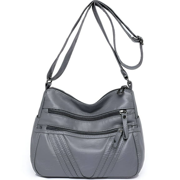TELOLY Bucket Bag,Single Shoulder Bucket Bags for Women,Crossbody Dual-Use Crossbody Bags for Women Medium Size,Gray