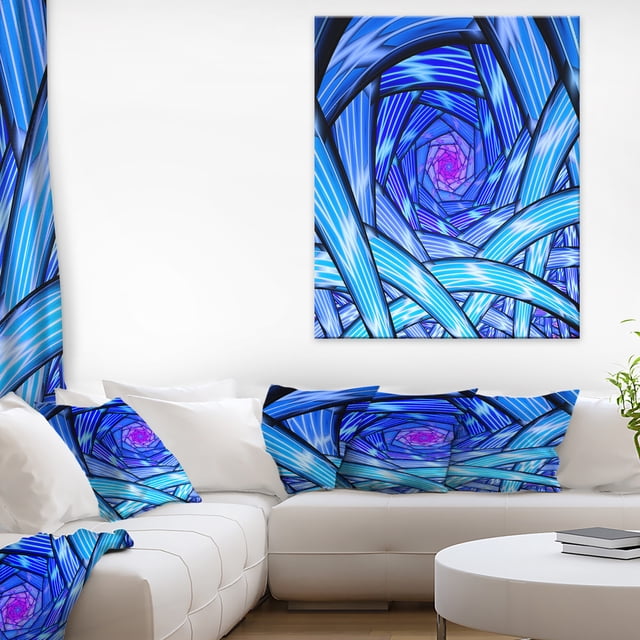 Mysterious Psychedelic Fractal Pattern - Abstract Art on Canvas