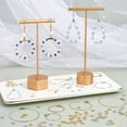 thumbnail image 4 of 520pcs Hoop Earrings Findings Beading Hoop Earring Supplies Brass Golden Silver Waterdrop Round Shaped Ear Kits with Open Jump Rings for Women Jewelry Making Components Crafting Findings for diy, 4 of 9
