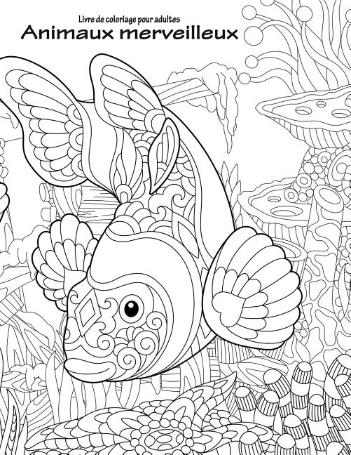 Livre Coloriage Adulte Animaux