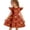 Green, variant on Halloween Toddler Girls Dress Pumpkin Ghost Print Dresses Flutter Sleeve 2-8Y