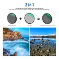 thumbnail image 2 of Filtro NEEWER 2 en 1 de 46 mm variable ND2-ND32 y CPL, 2 of 9