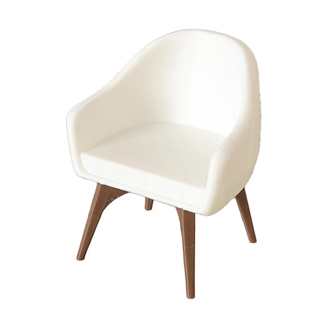 Modelo de silla de casa de muñecas, silla de respaldo , modelo de diorama, escenario, mini sillón, muebles en miniatura para accesorios, jardín de