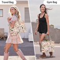 thumbnail image 6 of Large Capacity Tote Bag,Chihuahua and Flower Florals Handbag Fashion Luxury Tote Bag,15.7"x13"x 5.1" Inches,Laptop Compatible, 6 of 6