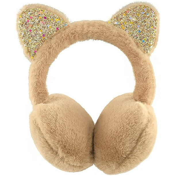 Winter Earmuffs For Kids Girl Warm Ear Muffs Baby Boy Plush Padded Ear