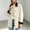 Beige, variant on WIZUTIZ Women's Solid Color Long Sleeve Corduroy Shirt Jacket With Collar And Patch Pockets Casual Vintage Tunic Outerwear