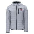 thumbnail image 2 of Men's Cutter & Buck Gray FC Dallas Rainier PrimaLoft- Eco Full-Zip Hoodie Jacket, 2 of 3