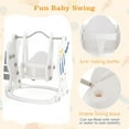 thumbnail image 6 of Costway Toddler Slide and Swing Set 4-in-1 Indoor Playground with Extended Slide & Swing Blue, 6 of 10