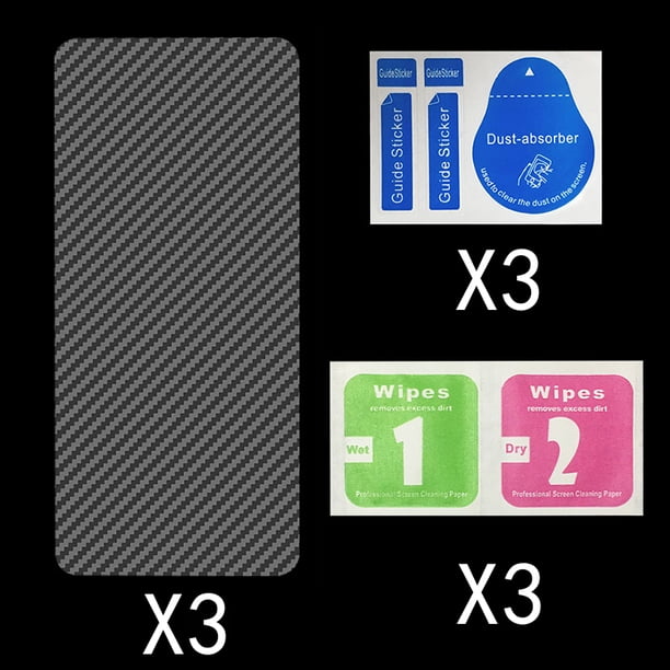Película Protectora De Pantalla De Fibra De Carbono Para Redmi Note 12 12S Pro + Plus 5G 4G 2023