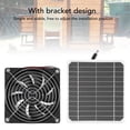 thumbnail image 3 of Kit de Ventilador de Escape de Energía Solar, Profesional de Ventiladores de Escape Solar Conergía Solar Monocristalina de 50W 12V para al aire libre, 3 of 7