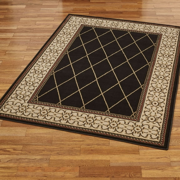 Hastings Traditional Lattice Area Rug 46 x 65 Rectangle