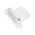 thumbnail image 2 of Variable Overlay Self-Closing, Face Mount White Hinge - 2 Pack, 2 of 2