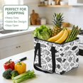 thumbnail image 4 of Collapsible Car Trunk Organizer with Handles 600D Oxford for Car Kitchen and Home Storage, Marine Organisms 13× 10.2×10.8inch, 4 of 6