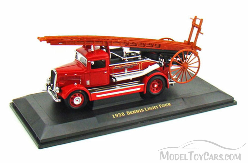 1938 DENNIS LIGHT FOUR FIRE ENGINE RED 1//43 DIECAST MODEL ROAD SIGNATURE 43011