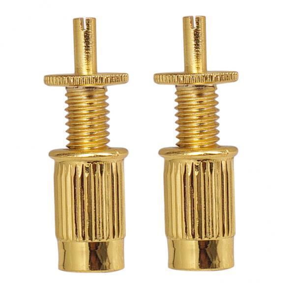 2x 2 Piezas Guitarra Eléctrica Montaje en Puente Espárragos de Fijación Anclas Accesorio para Instrumentos Musicales Sunnimix Perno de puente de guitarra eléctrica