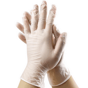 Disposable Gloves Powder Free TPE Gloves - Clear Exam Gloves for Medical Household Cleaning, Kitchen, Lab Work and Food Service
