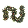 thumbnail image 2 of sruoe Christmas Garland, Artificial Garland Greenery, Faux Greenery Garland, Fake Flowers Garland Vine, Indoor Mantle, Hanging Maple Leaf Garland for Home, Holiday, Wedding Party Decoration Rattan, 2 of 7